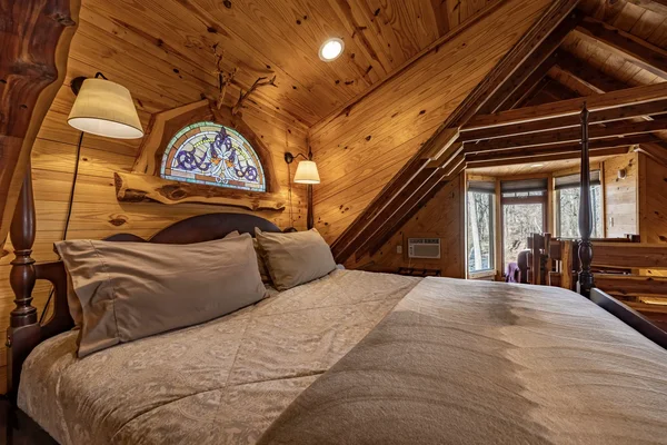 Log Cabin on the River
